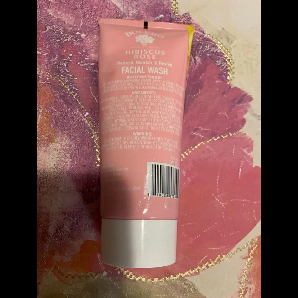 🛍Bolero of Beverly Hills hibiscus 🌺 Rose Facial Wash 5 fl OZ / 147.8 ml